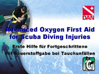 Erste Hilfe f�r Fortgeschrittene mit Sauerstoffgabe bei Tauchunf�llen